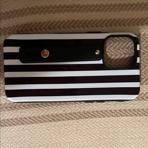 Black and White Striped Phone Case iPhone 13 Pro Max
